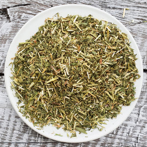 Loose Leaf Organic Alfalfa Tea in Resealable Kraft Packaging