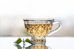 Nettle root tea for prostate, urinary and vitality support