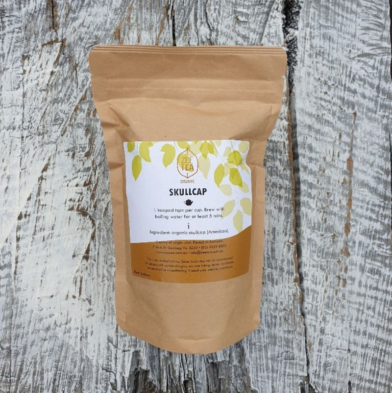 Scullcap Tea - Organic l Calming Sleep & Stress Relief l Herbal Loose ...